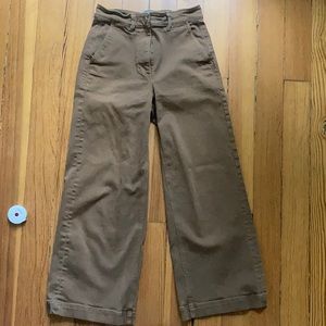 Everlane Wide Leg Crop - Ochre